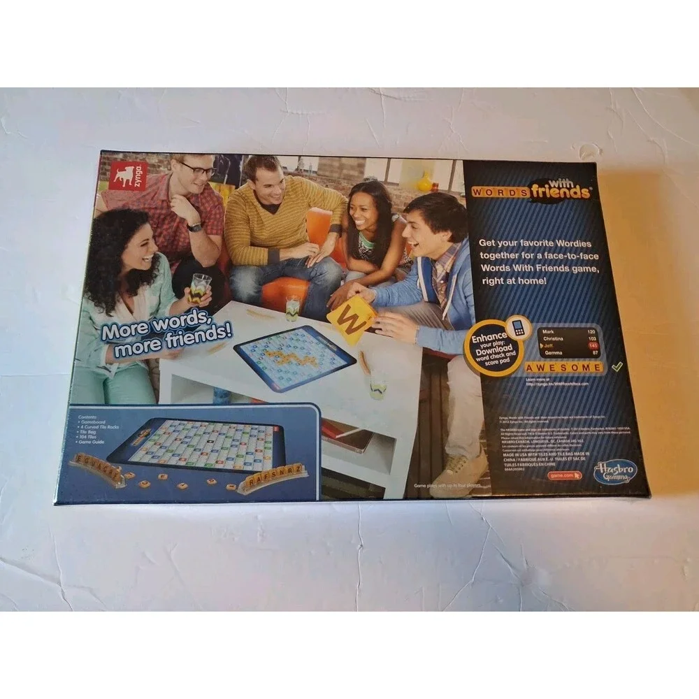Words With Friends Board Game Brand New Sealed Family Game